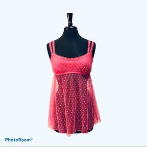 Victoria’s Secret Sexy Pink Lace Teddy Size M